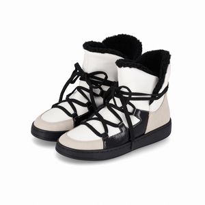 Bota Beta Cano Curto Salto Baixo Branco