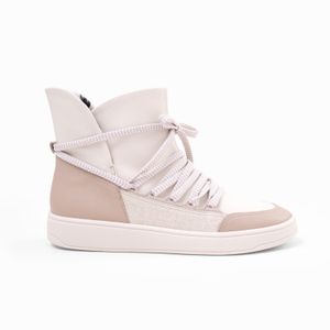 Tênis Day Molina Salto Baixo Off White/Marfim