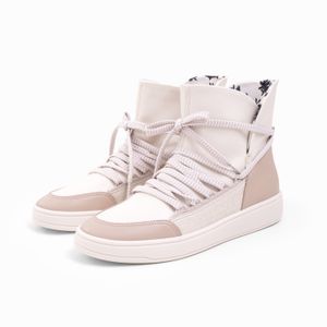 Tênis Day Molina Salto Baixo Off White/Marfim