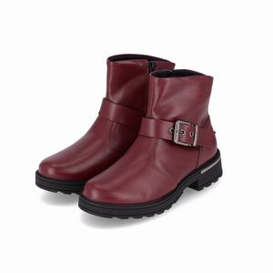 PICCADILLY MAXI - Bota Gisa Cano Curto Anabela Médio Ruby