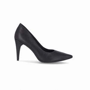 Scarpin Silvana Salto Alto Preto