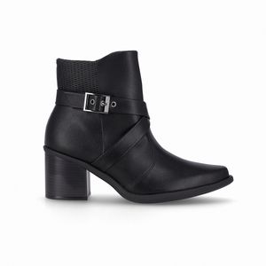 Bota Giordana Cano Curto Salto Alto Preto