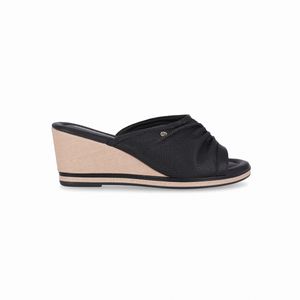 Tamanco Alice Anabela Alto Preto