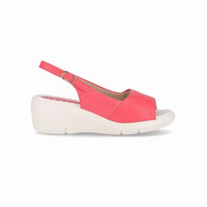 Slingback Cecilia Anabela Médio Cereja