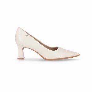 Scarpin Irene Salto Alto Off White