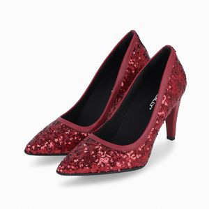 Scarpin Silvana Salto Alto Vermelho