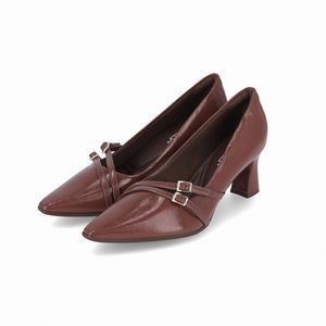 Scarpin Irene Salto Alto Pinhão