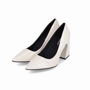Scarpin Silvana Salto Alto Off White