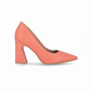 Scarpin Silvana Salto Alto Coral