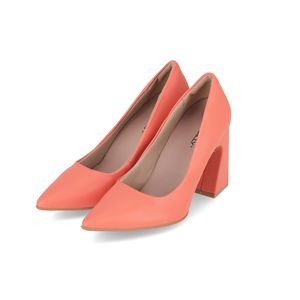 Scarpin Silvana Salto Alto Coral