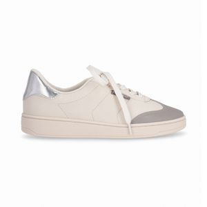 Tênis Beta Salto Baixo Off White