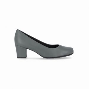 Scarpin Laura Salto Médio Aspargo