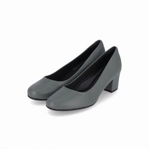 Scarpin Laura Salto Médio Aspargo