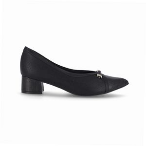 Scarpin Taci Salto Médio Preto