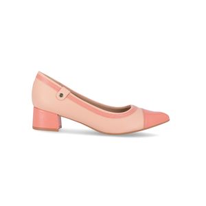Scarpin Taci Salto Médio Rose