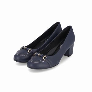 Scarpin Laura Salto Médio Navy