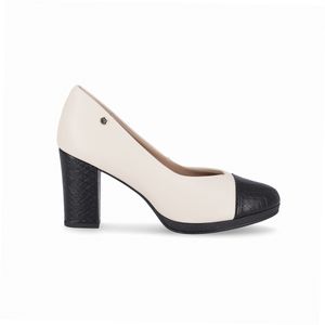Scarpin Deise Salto Alto Off White