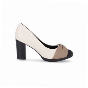 Scarpin Deise Salto Alto Off White