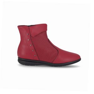 Bota Sandy Cano Curto Anabela Baixo Ruby