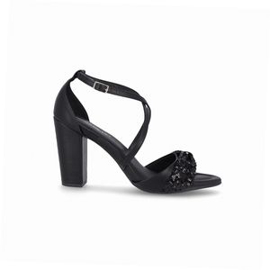 Sandália Rafa Salto Alto Preto