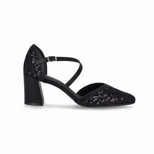 Scarpin Luiza Salto Alto Preto