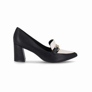 Loafer Luiza Salto Alto Preto