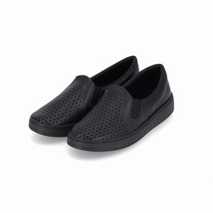 Tênis Beta Salto Baixo Preto