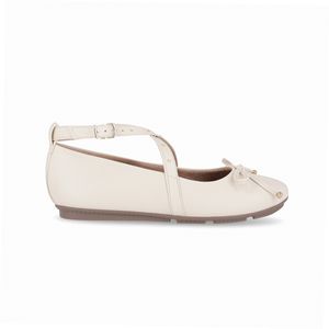 PICCADILLY MAXI - Sapato Michele Salto Baixo Off White