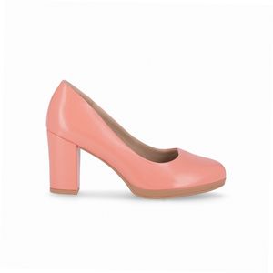 Scarpin Deise Salto Alto Coral