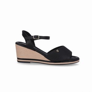 Sandália Alice Anabela Alto Preto