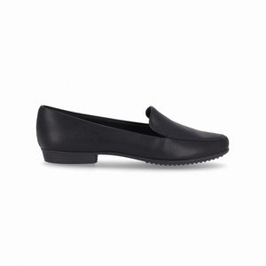 Loafer Raquel Salto Baixo Preto