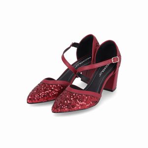 Scarpin Luiza Salto Alto Vermelho