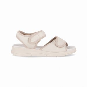 Papete Esporão Anabela Médio Off White