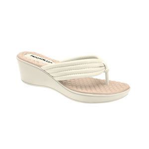 Chinelo Cecilia Anabela Médio Off White