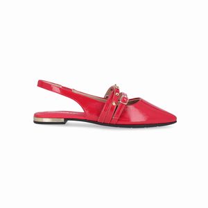 Sapatilha Slingback Ana Salto Baixo Hibisco