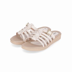 Tamanco Rejane Rasteira Off White