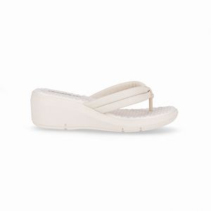 Chinelo Cecilia Anabela Médio Off White