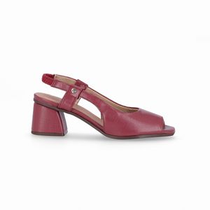 PICCADILLY MAXI - Sapato Slingback Adriana Salto Médio Ruby