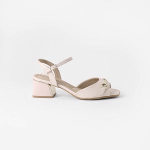 Sandália Renee Salto Médio Off White