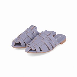 Mule Antonela Salto Baixo Quartzo Azul