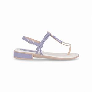 Sandália Taila Salto Baixo Quartzo Azul