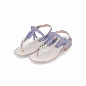 Sandália Taila Salto Baixo Quartzo Azul