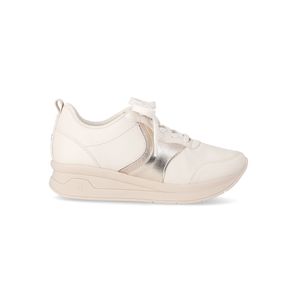 Tênis Energy Jessica Anabela Médio Off White/Ouro