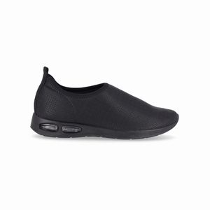 Tênis SoftStep Adri Anabela Baixo Preto