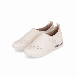 Tênis Adri Anabela Baixo Off White/Marfim