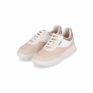 Tênis Fascite Anabela Rose com Branco