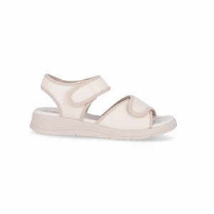 Papete Esporão Anabela Off White com Marfim