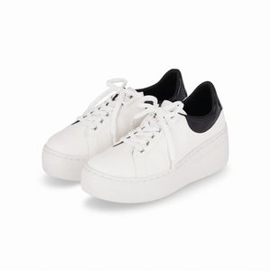 Tênis Morgana Branco com Preto