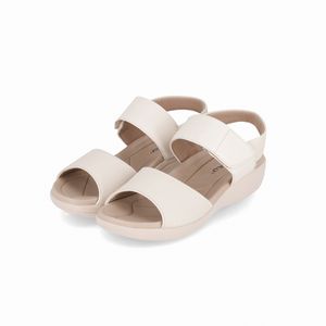 Sandália Fascite Anabela Off White