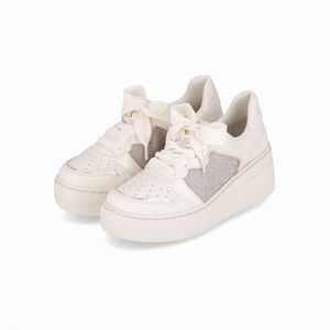 Tênis Morgana Off White com Champagne